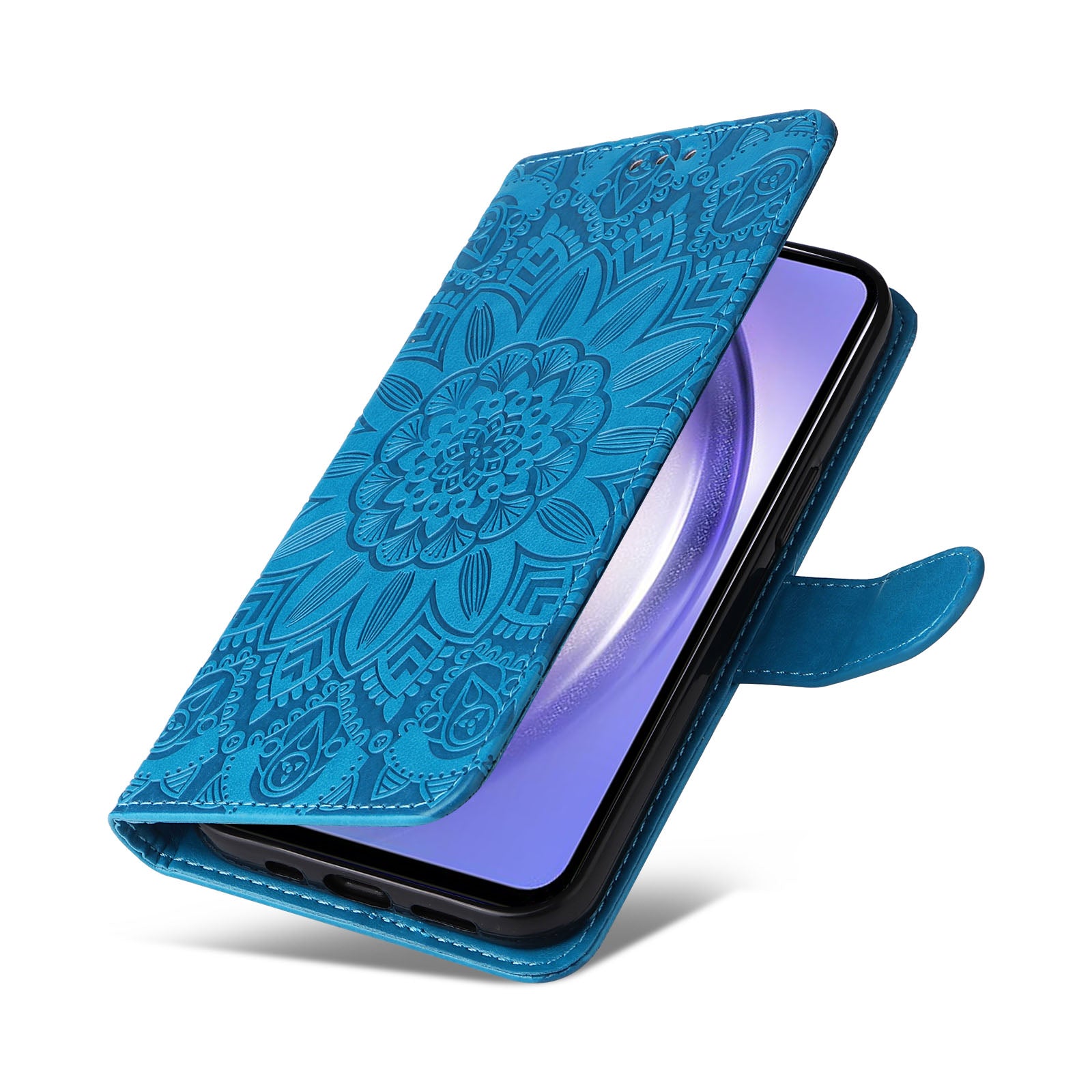 For Samsung Galaxy M54 5G / F54 5G PU Leather Flip Phone Case Sunflower Imprinted Stand Wallet Cover For Samsung Galaxy M54 5G / F54 5G PU Leather Flip Phone Case Sunflower Imprinted Stand Wallet Cover